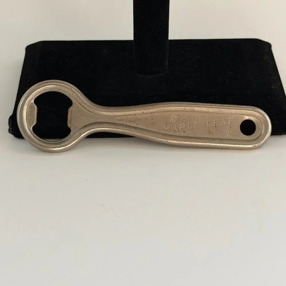 Vintage 50s RCMP Bottle Opener and Leather Sheath Royal Canadian Mounted Police